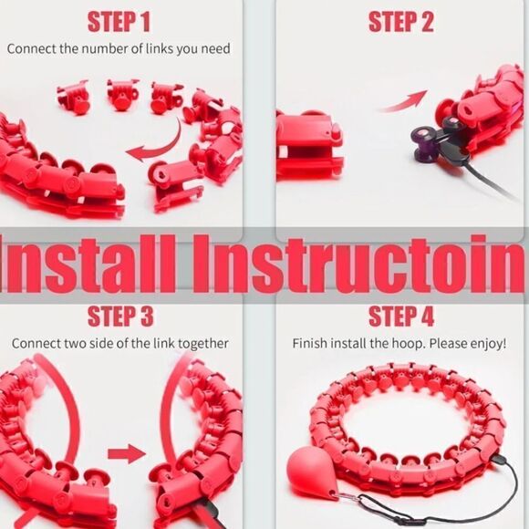 Smart Fitness Hoop - Picture 4 of 7